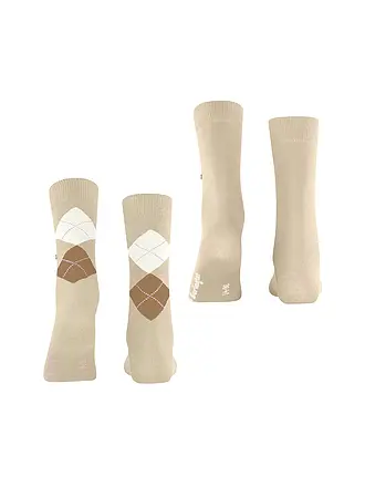 BURLINGTON | Calcetines de mujer EVERYDAY, paquete de 2, 36-41 crema | beige